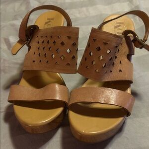 Kork-Ease Tan Leather Sandals